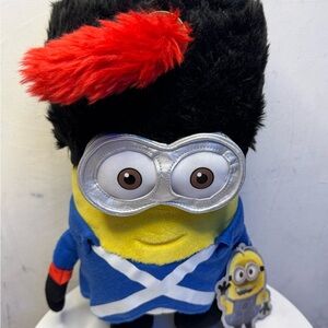 Minion Plush Toy with Red and Blue Outfit